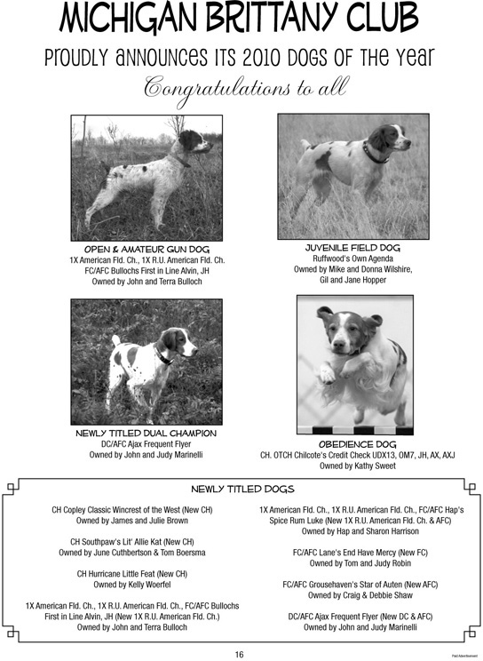 MBC Dogs of the Year 2010